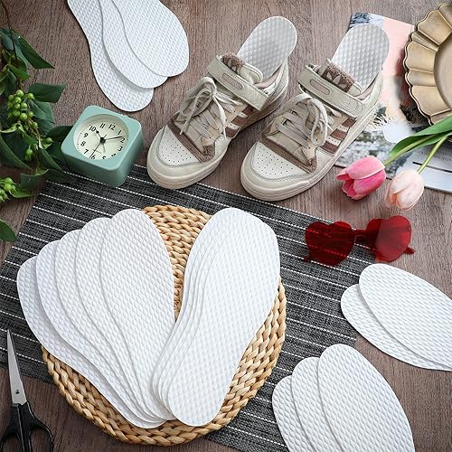 Miniatura 3 de 100 pares de insertos reemplazables para zapatos, plantillas delgadas desechables para mujeres y hombres, absorción de sudor, almohadillas