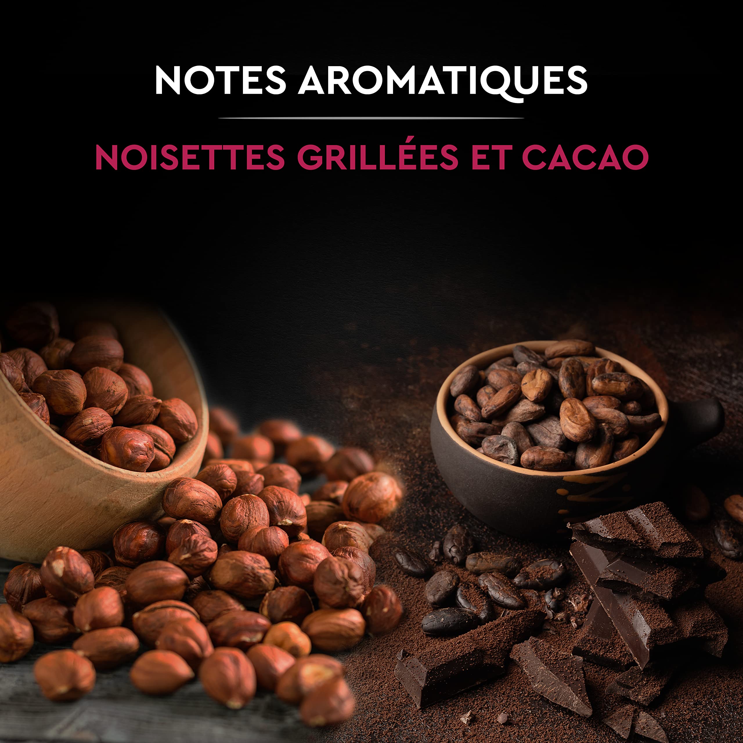 CARTE NOIRE - Café en Grain Espresso 100% Arabica et Bio - Origine Amérique Latine - 2 Paquets de 1 kg - Fabriqué en France