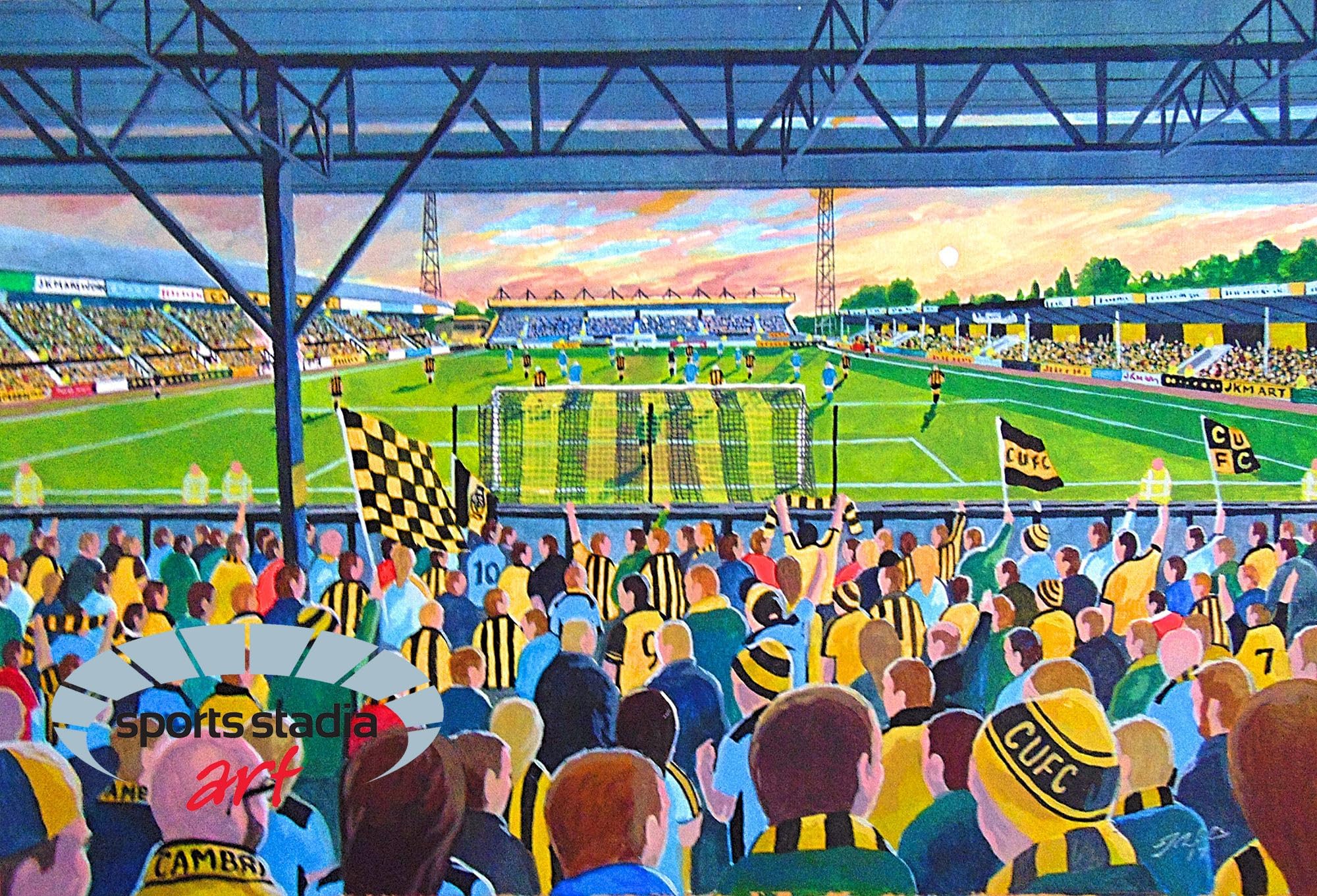 Abbey Stadium Fine Art Print - Cambridge United FC