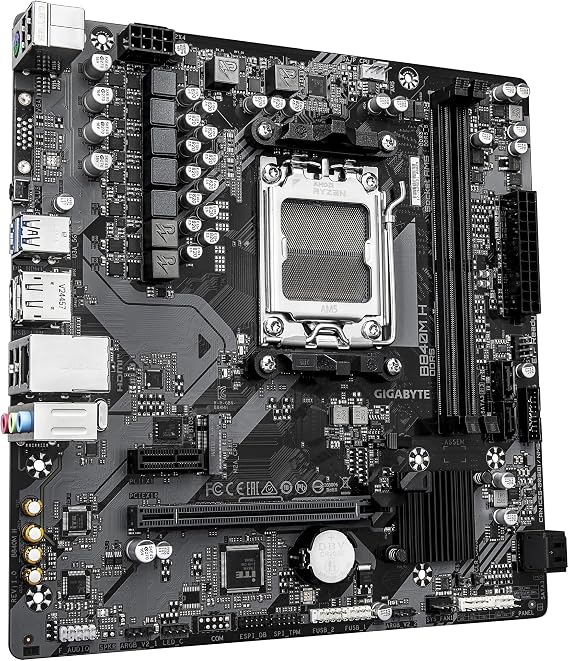 GIGABYTE B840M H DDR5 AMD B840 AM5 Soket DDR5 7200+(OC) MHz mATX Anakart