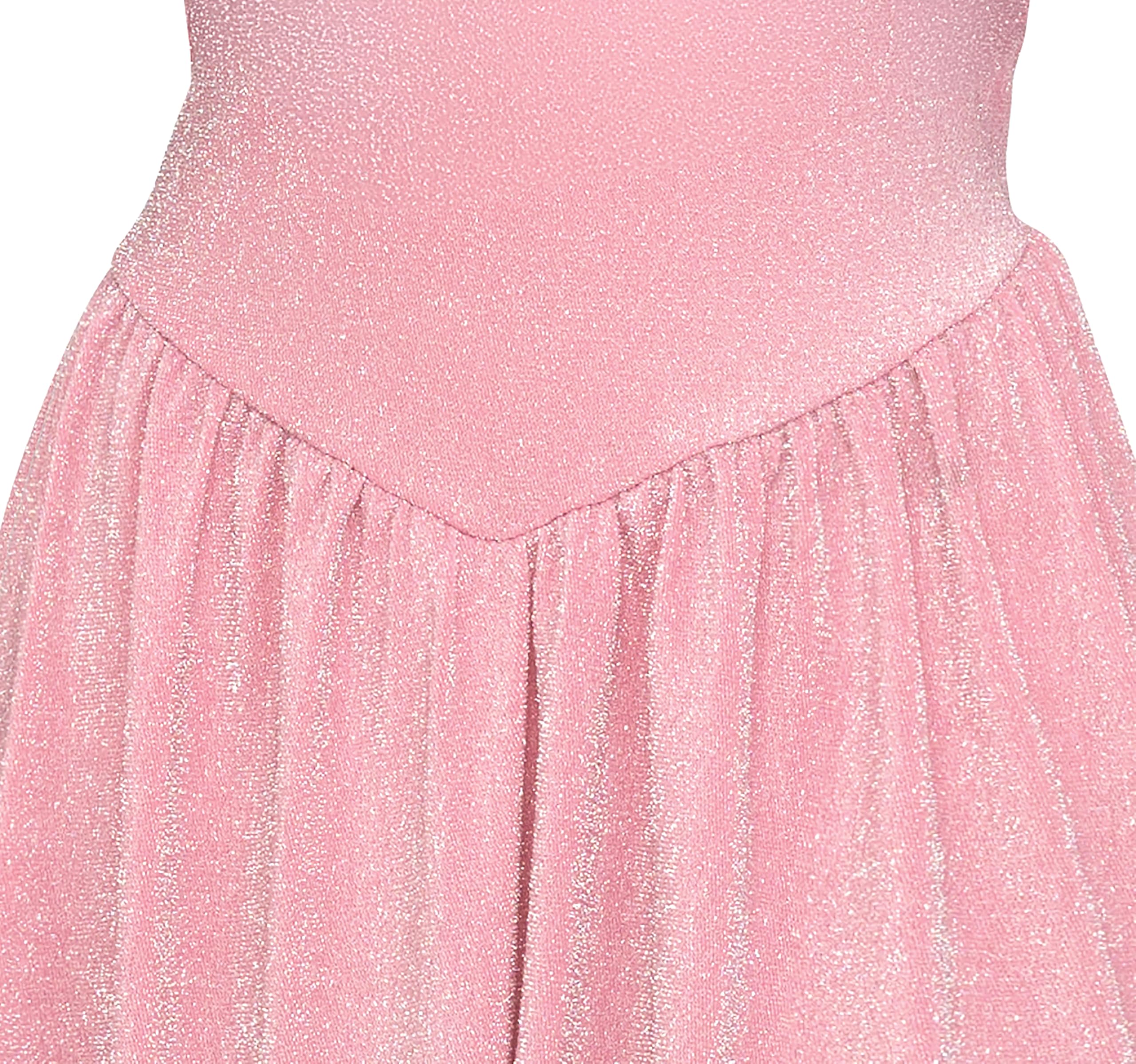 Fun World Girls Shimmer Ghost Face Costume: Medium 8-10 Pastel Pink