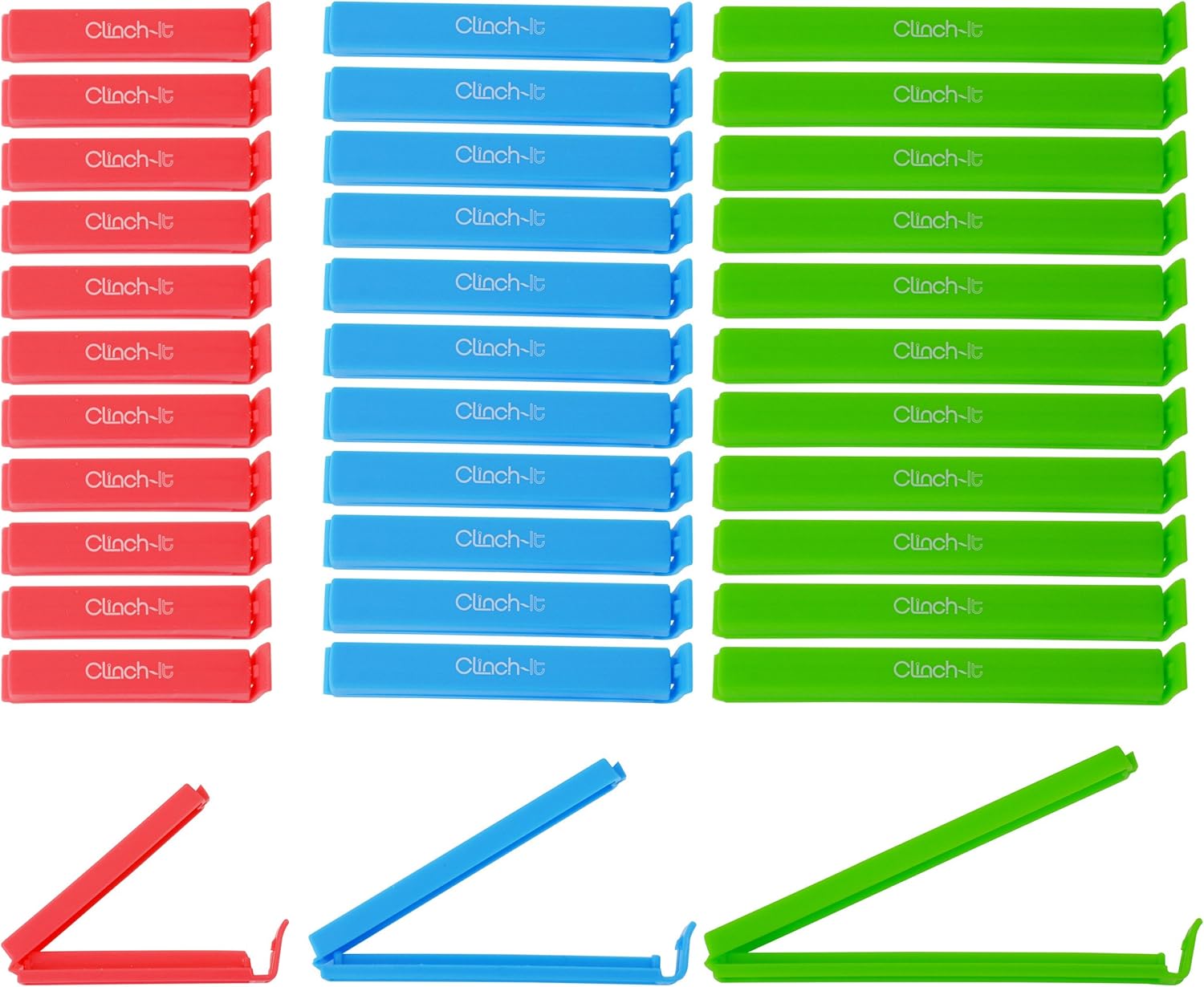 ClinchIt CI10002S6 Bag Sealer Closure Clips Keep Food