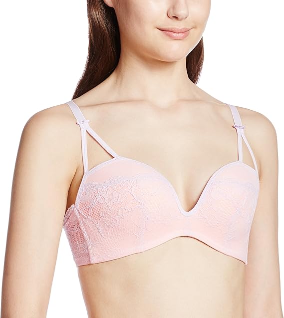 Amazon ピーチ ジョン ブラジャー スリムルックノンワイヤーブラ レディース ラベンダー 日本 M 日本サイズm相当 ブラジャー 通販