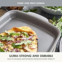 Vista 3 de GreenPan Premiere Ovenware - Bandeja antiadherente de cerámica saludable para hornear de cuarto de hoja de 13" x 9", sin PFAS, utensilios