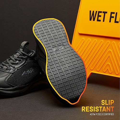 Miniatura 5 de Avia Canyon SR - Zapatos antideslizantes negros para hombre, resistentes al agua, para restaurante, trabajo y servicio de alimentos, color negro,