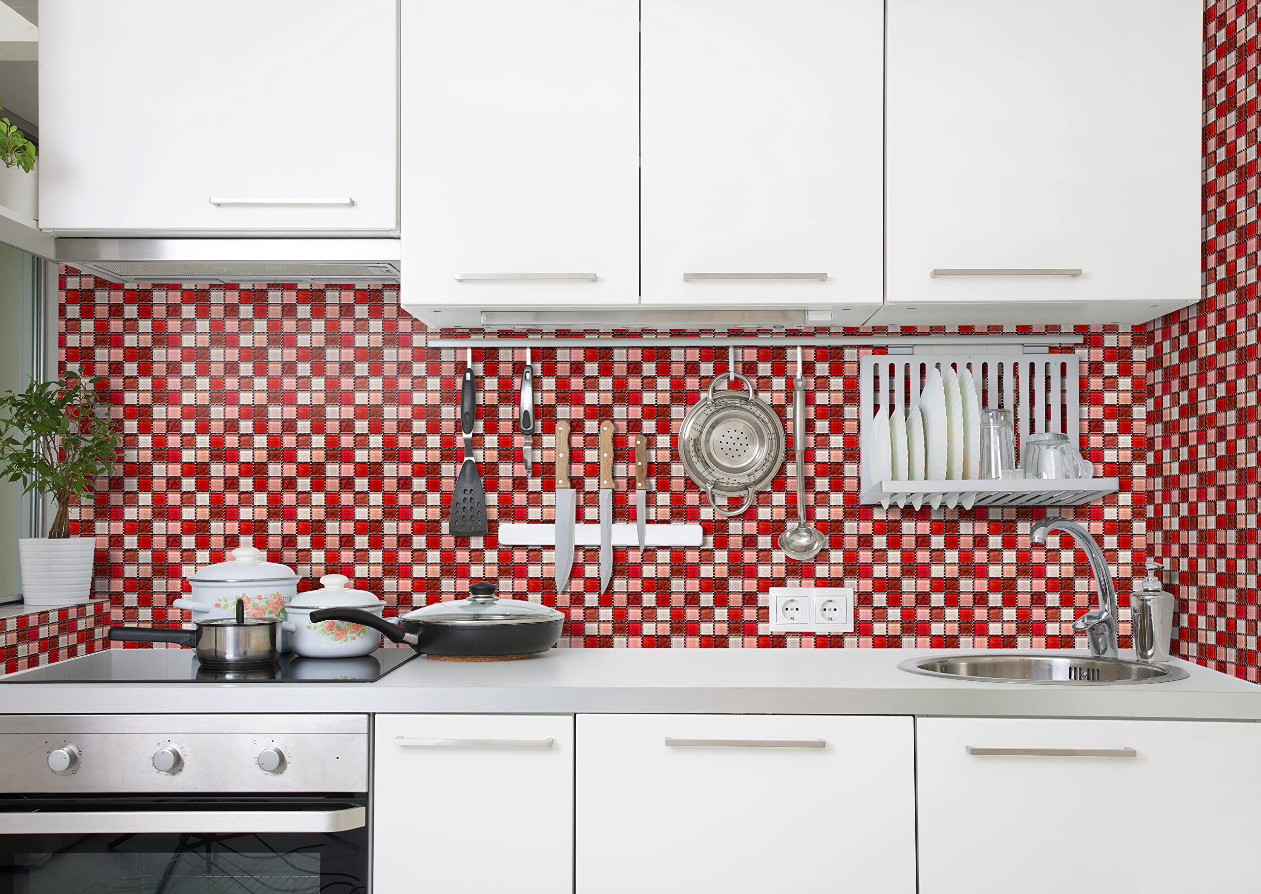 EasyLife - 40 Adesivi Da Parete Per Decorazione Della Casa, 10 X 10 - 7