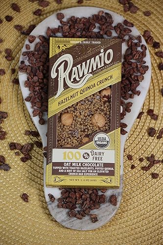 Miniatura 4 de Rawmio Corteza crujiente de quinoa de avellana - 2.12 onzas - Crudo, orgánico, vegano, kosher - Paquete de 2