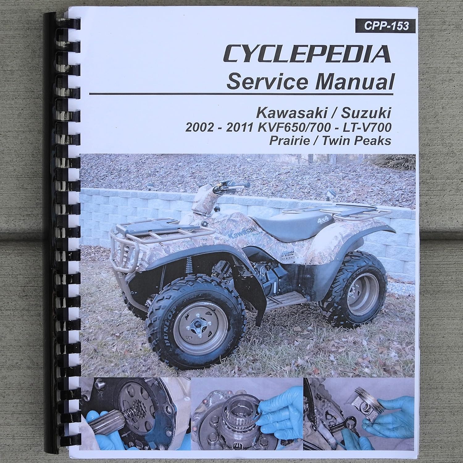 i5motorcycle Service & Repair Manual for Kawasaki Brute Force Prairie KVF 650 700 Suzuki Twin Peaks Quad ATV 2002-2011