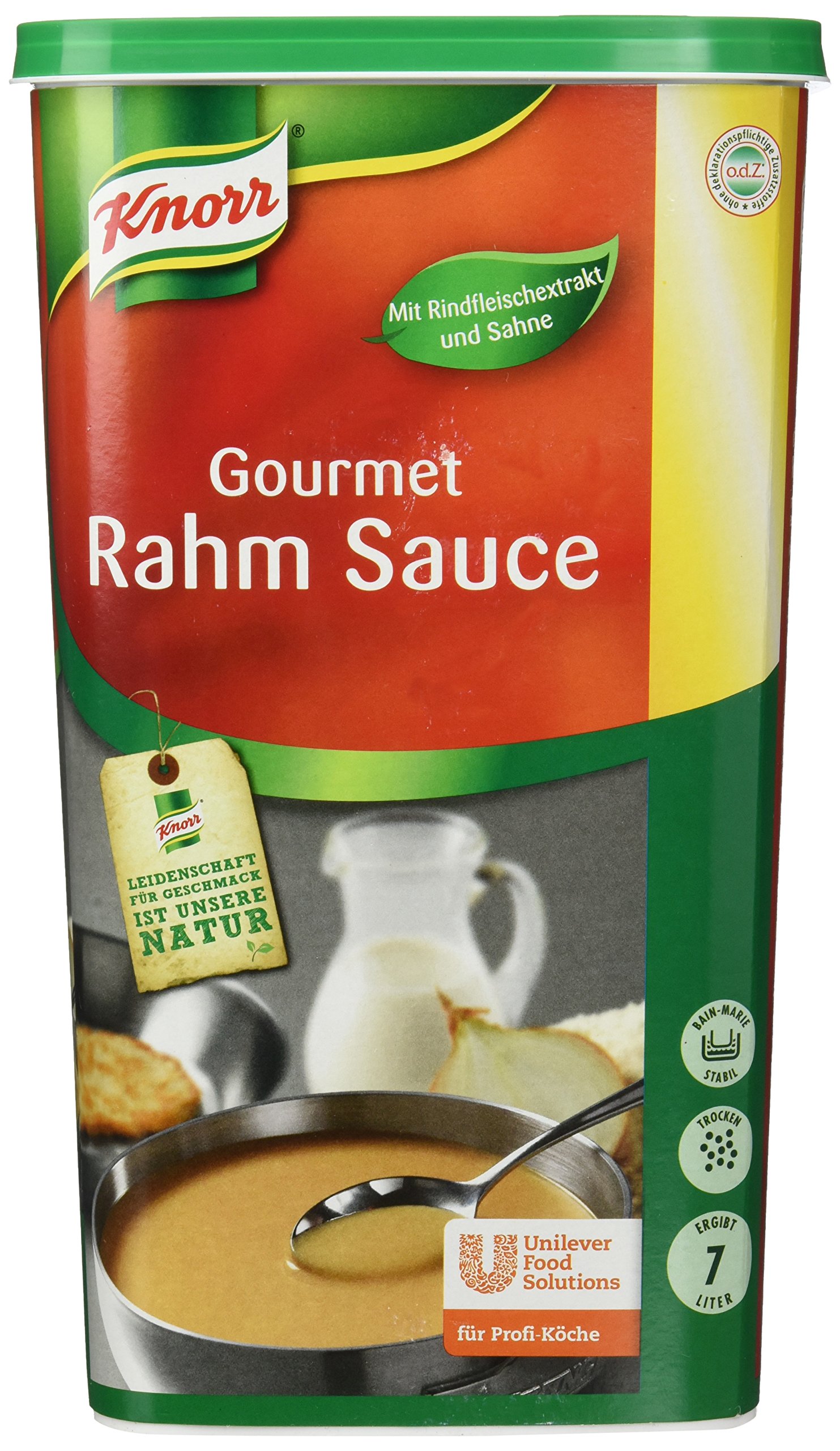 Knorr Gourmet Rahm Sauce 1 kg, 1er Pack (1 x 1 kg)
