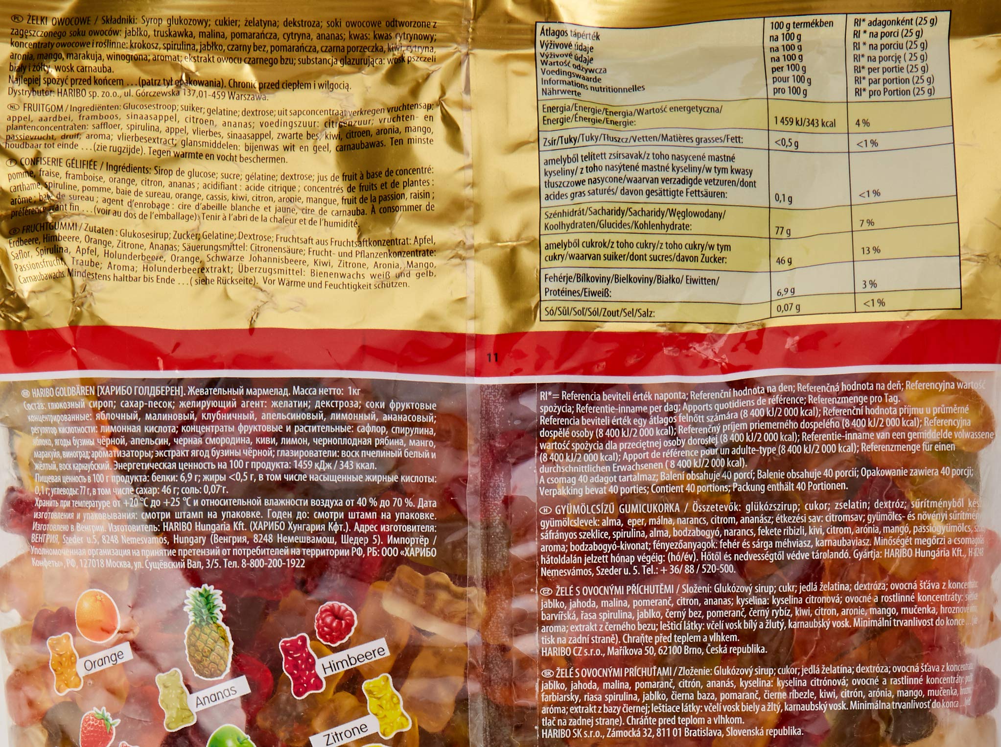 Haribo Goldbaeren, 1000 g