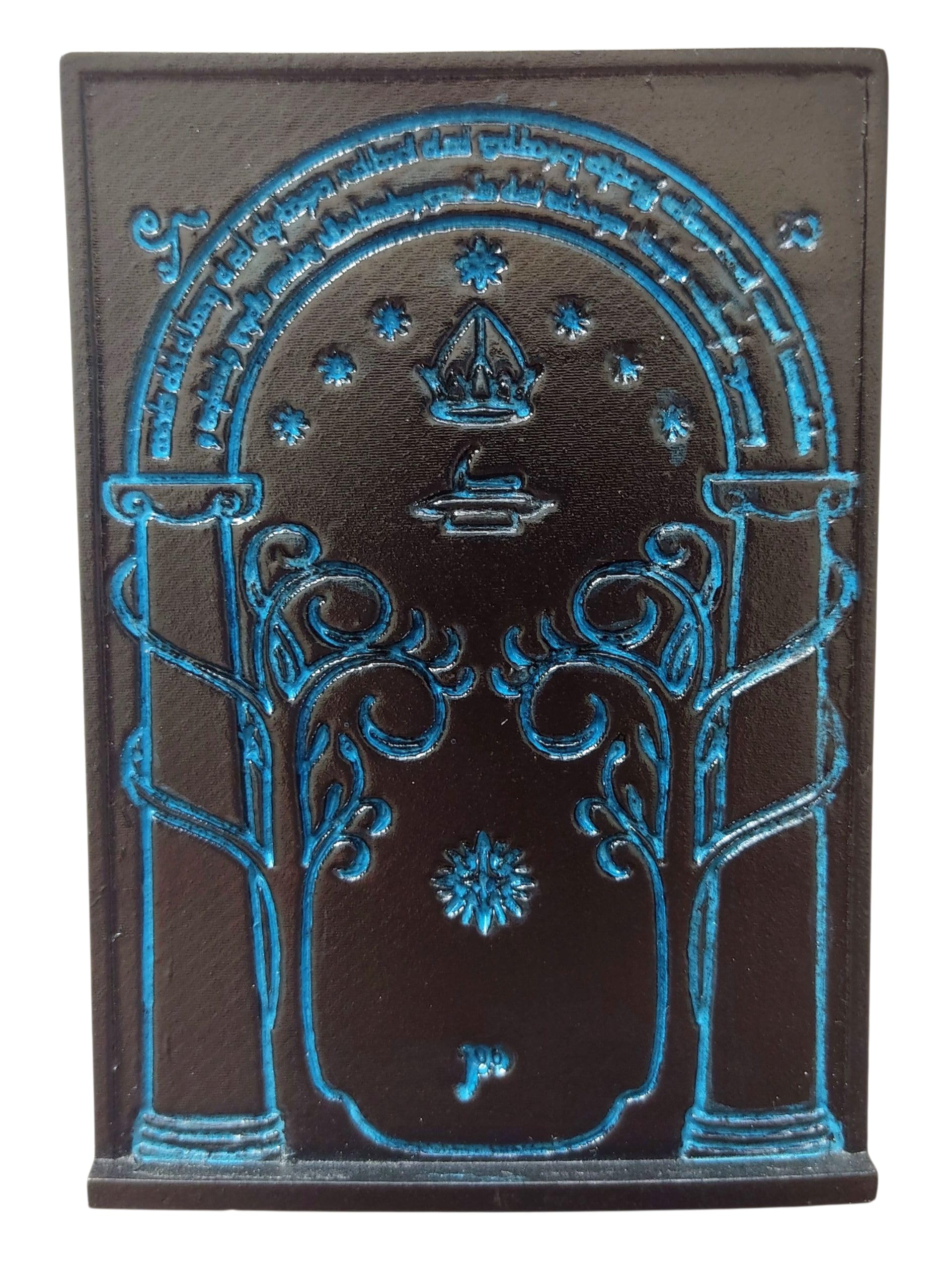 Moria gate magnet (big one, grey), Gift for the Hobbit Fans, Inspired by Tolkien, Compatible for Lord of The Rings fans, dwarf, gift, birthday, christmas