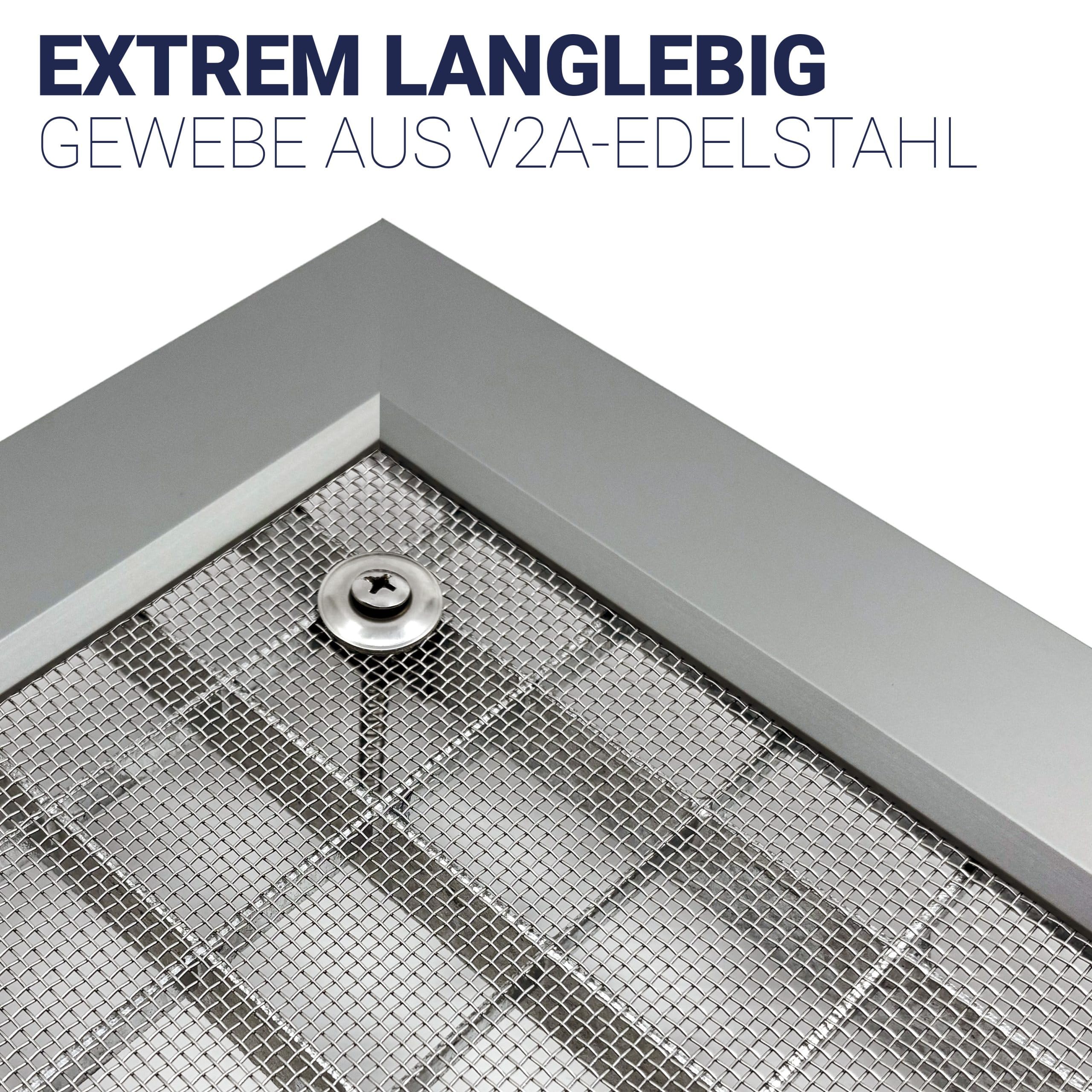 Kellerschachtabdeckung Lichtschachtabdeckung nach Maß - Profiqualität, Made in Germany, robuste Aluminium-Profile, V2A Edelstahl-Gewebe, kratzfeste Oberfläche (Silber/Alu, 160 x 70 cm)