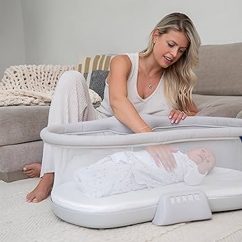 The HALO® Bassinest® 最高級メッシュデザイン バシネット Amazon.com: HALO BassiNest Luxe Swivel Sleeper - Over-Bed