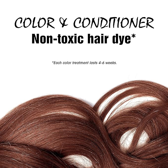 Light Mountain Tinte y Acondicionador para Cabello - Caoba, 4 Oz miniatura 3