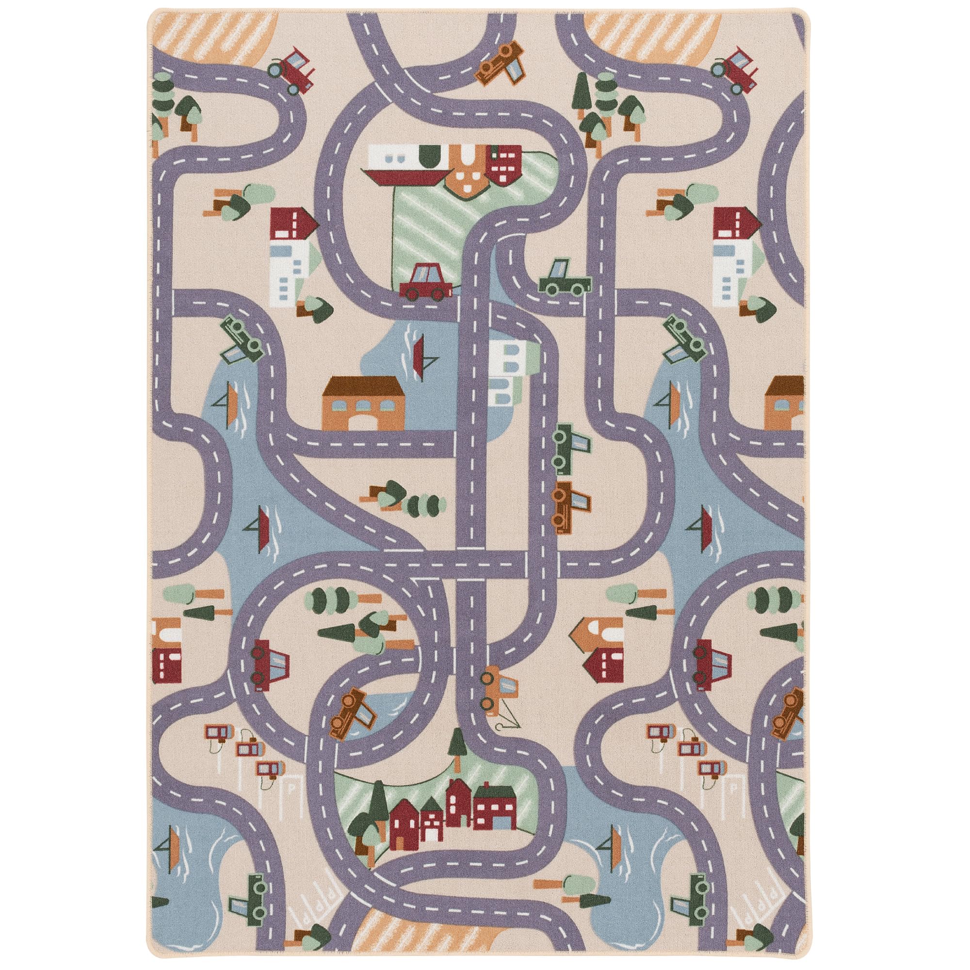 Snapstyle Tapis pour Enfants Tapis de Jeu Grand Choix Tapis de Rue Facile d'entretien résistant Chambres d'enfants