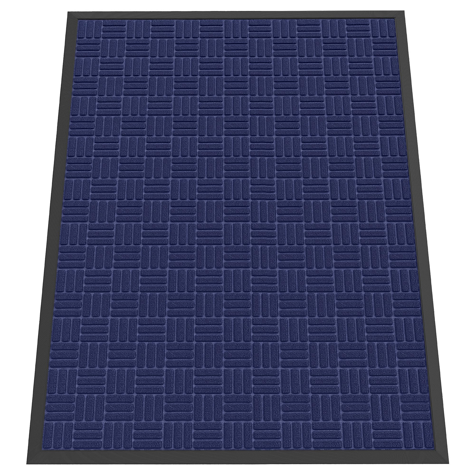 Black Doormat - 5'x3' Indoor Outdoor Entry Mat -15
