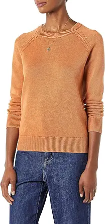 Goodthreads Women's Mineral Wash Crewneck Sweatshirt Sweater