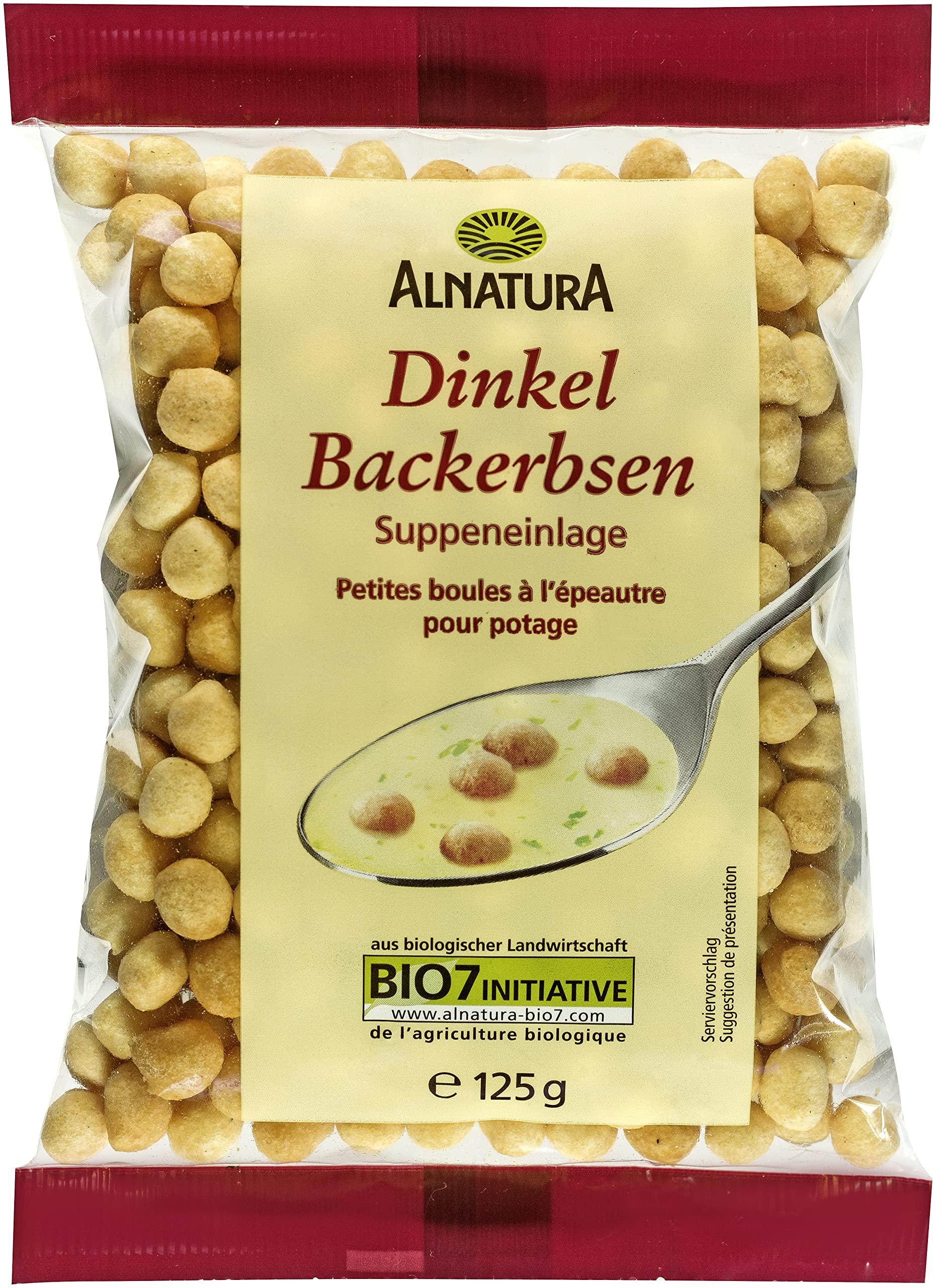 Alnatura Bio Dinkel Backerbsen, 125g