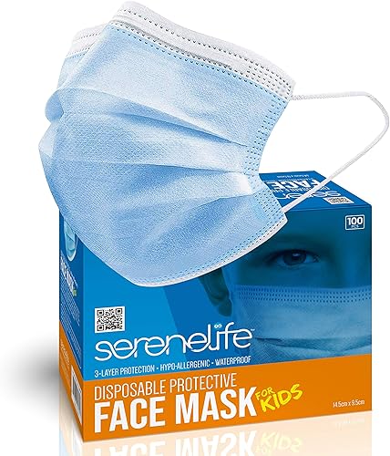 Mascarillas desechables para el hogar y la oficina, filtro de 3 capas cómodo y transpirable.