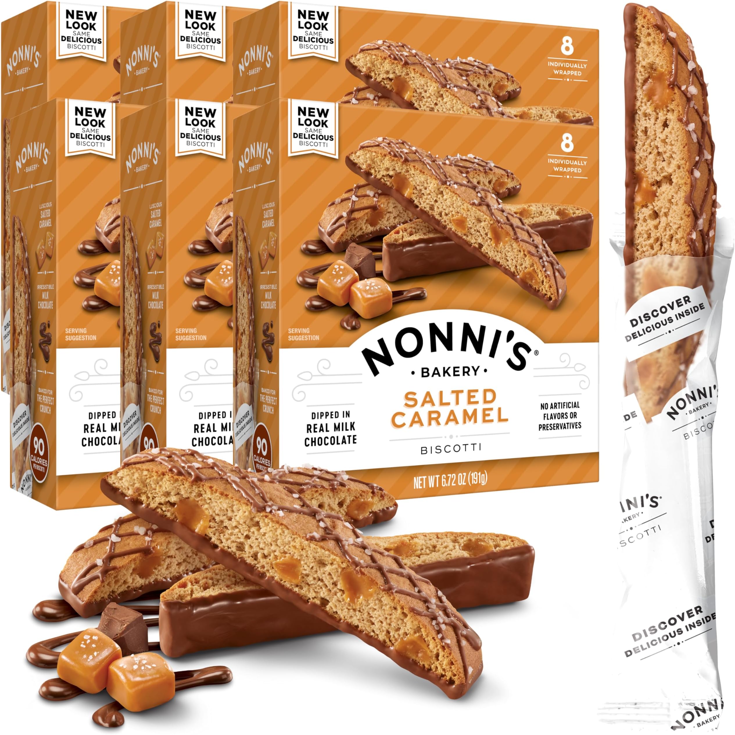 Nonni's Salted Caramel Mini Biscotti, 33oz. Everything Else