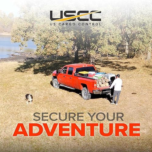 Miniatura 6 de US Cargo Control Red de carga elástica grande, 72 x 96 pulgadas, red de carga elástica con 32 ganchos de plástico móviles para una fácil fijación,