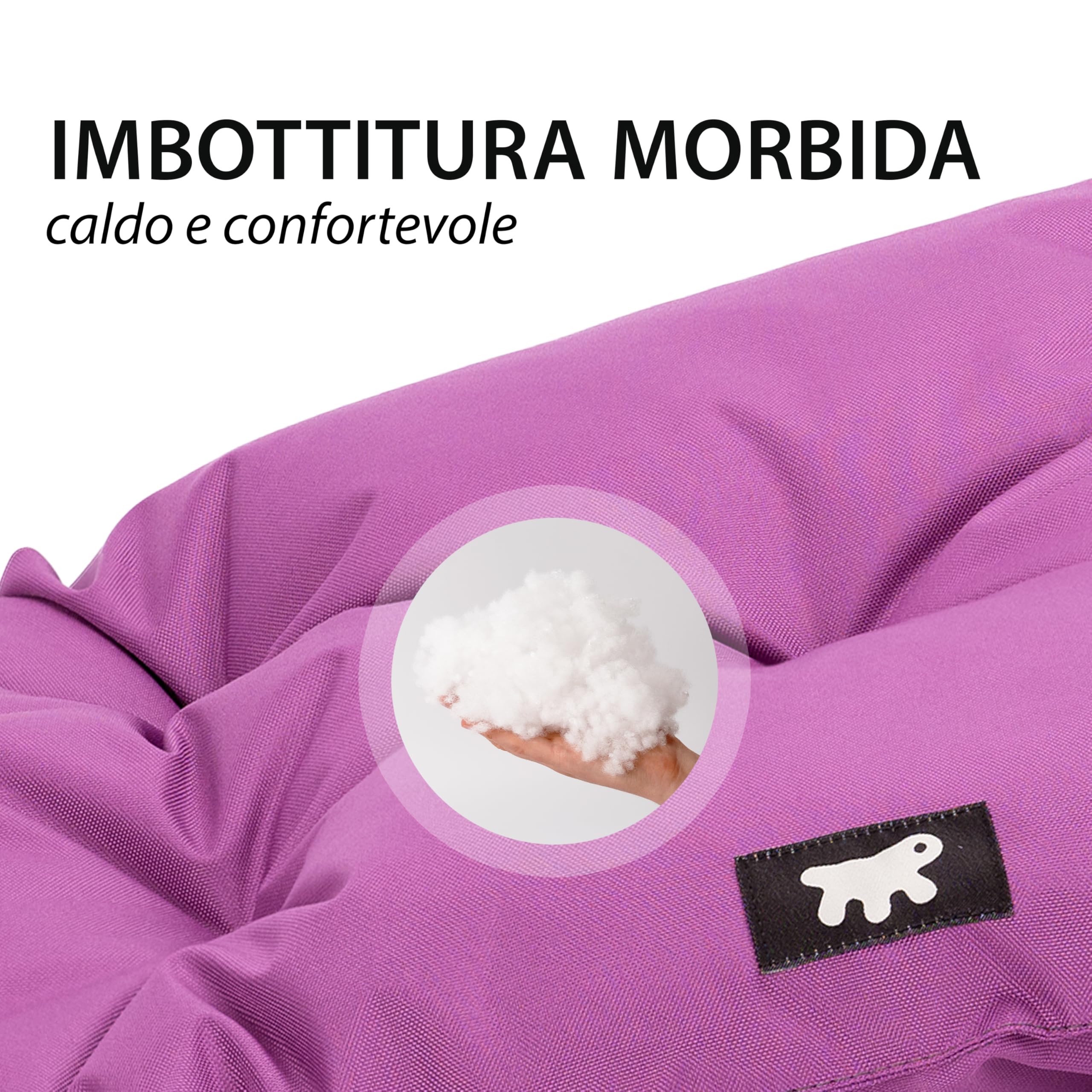 Cuccia Per Cane Ferplast Jolly - Materassino Lavabile, Impermeabile, 83x50cm - Foto 8