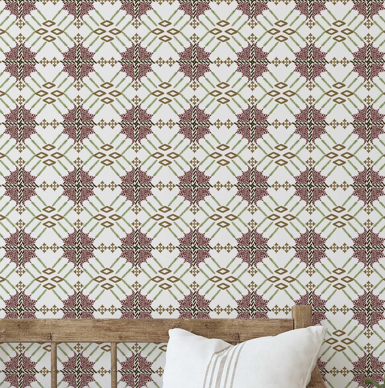 Papier peint vinyle blanc urbain chic S4Sassy pour relooker une chambre ou un salon
