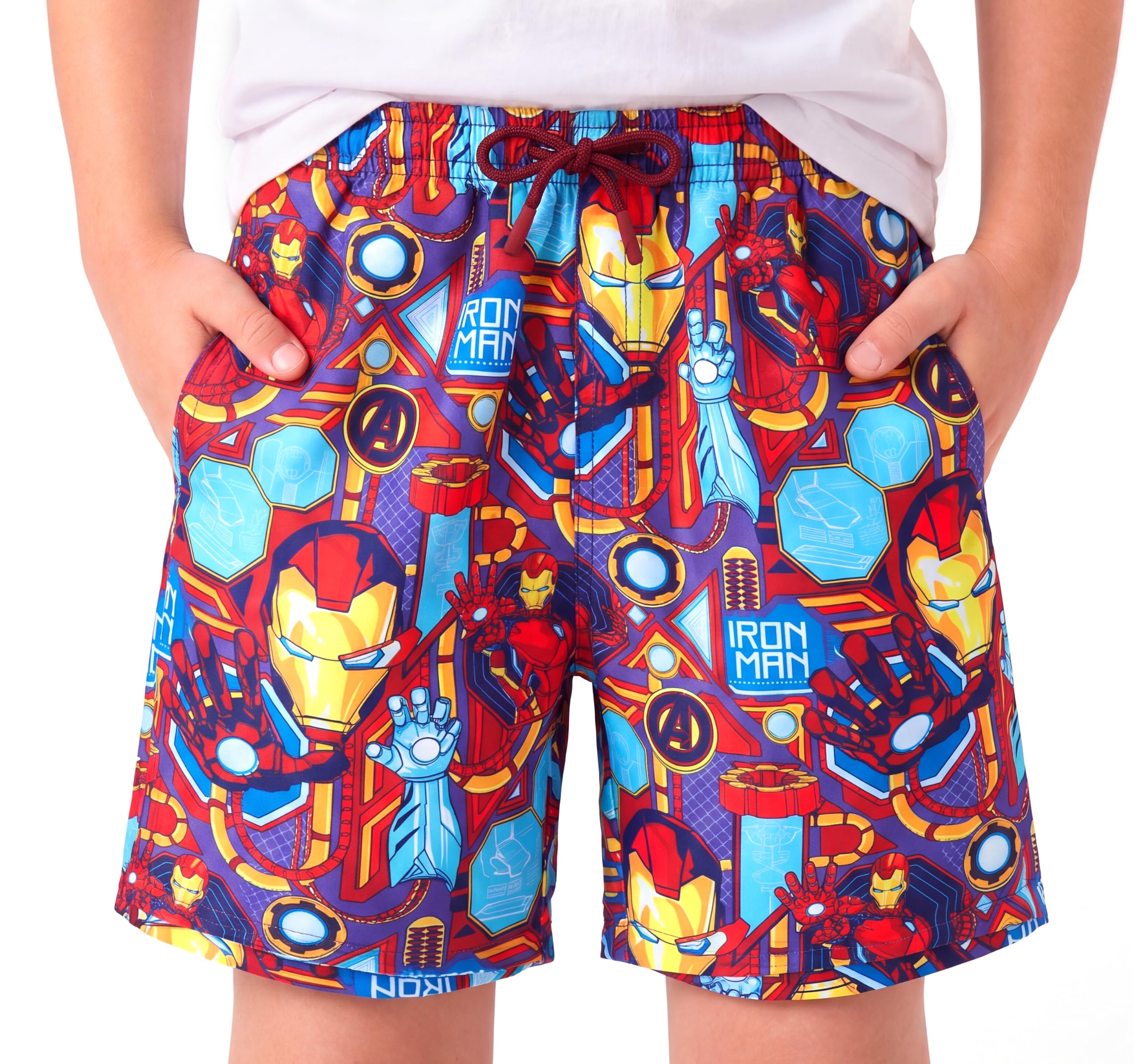 Disney Spiderman Cars Toy Story Boy Swim Trunks UPF 50+Swim Shorts Kid2-13Y