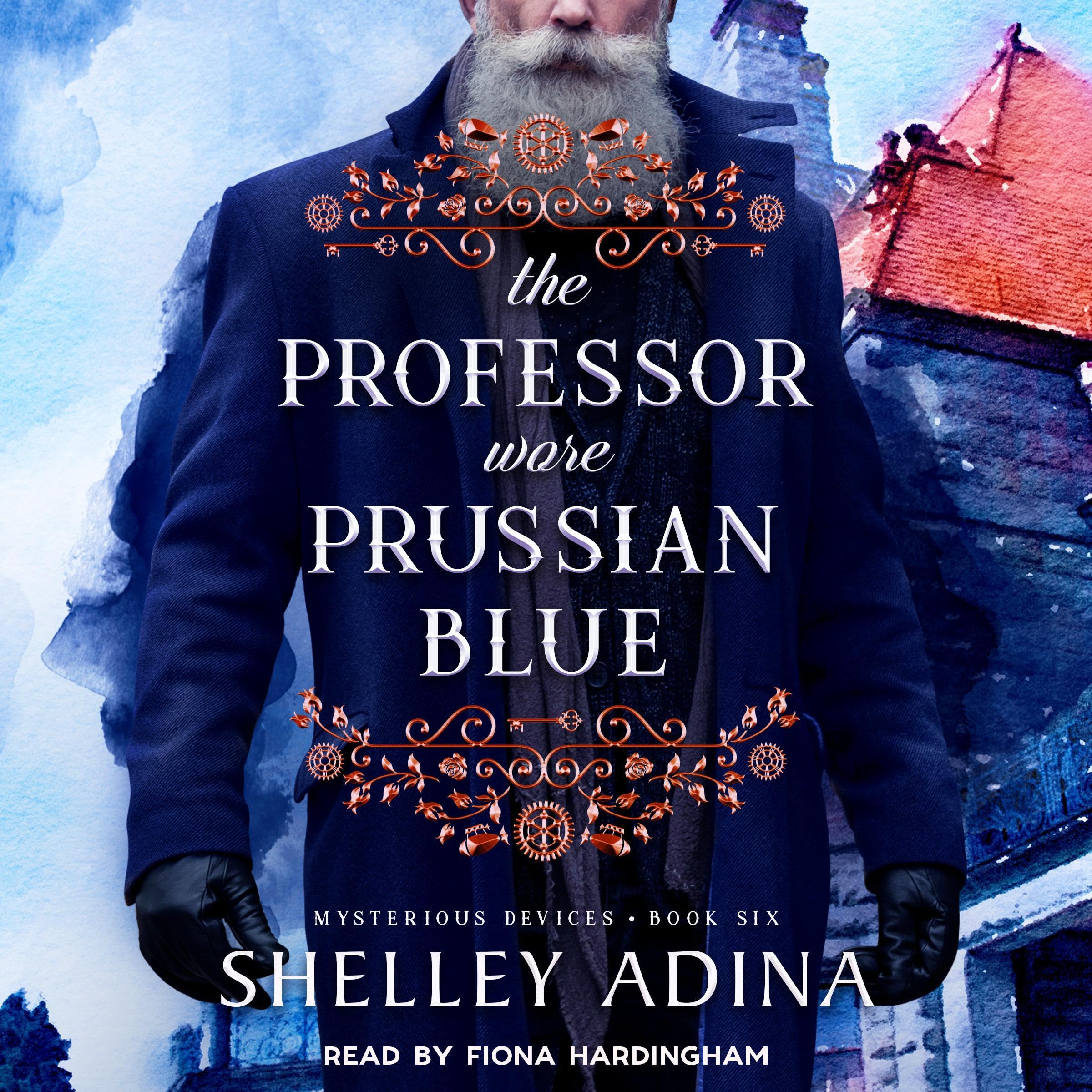 Cover art for The Professor Wore Prussian Blue