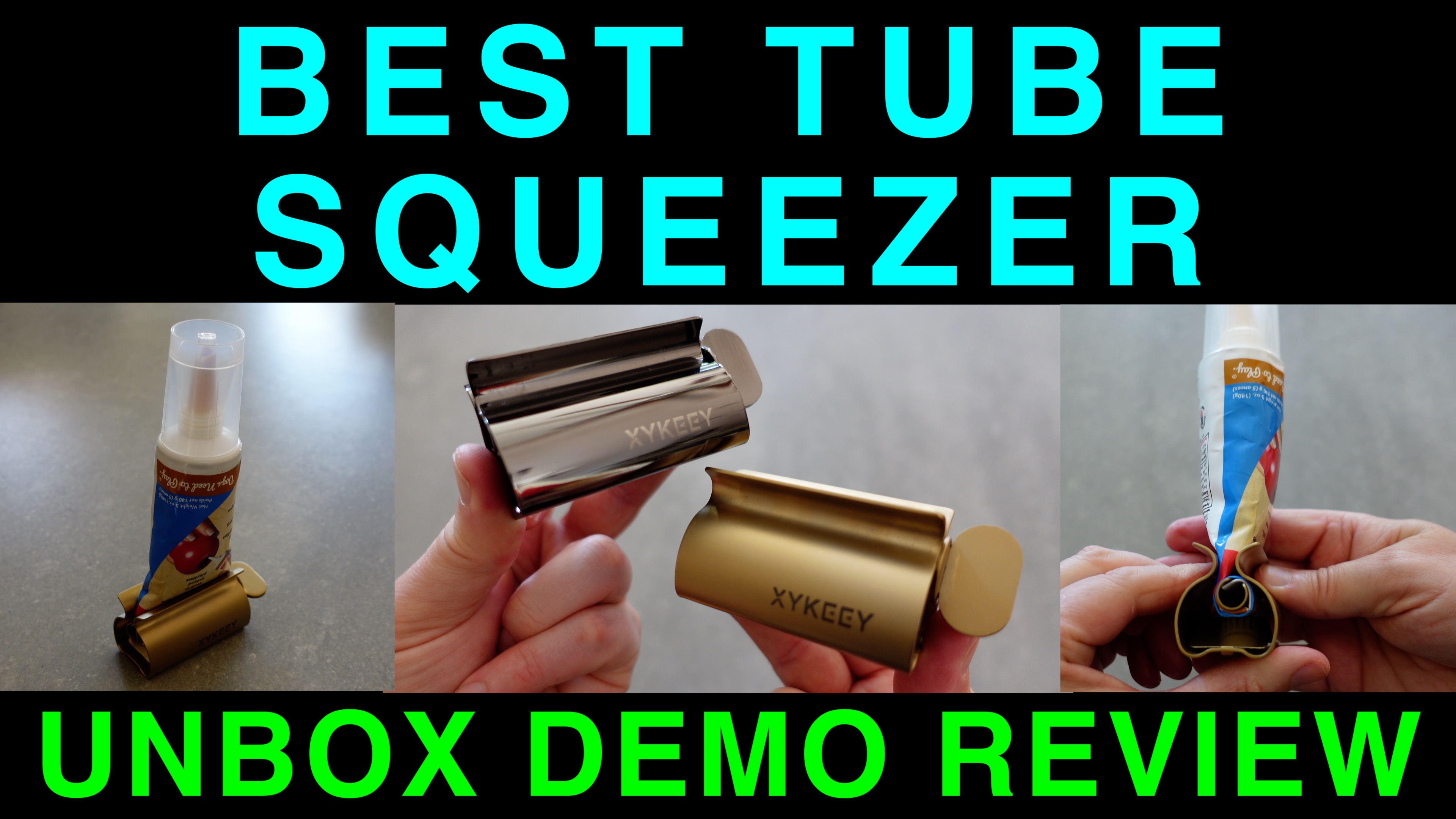 Watch XYKEEY Tube Squeezer Demo and Review on Amazon Live