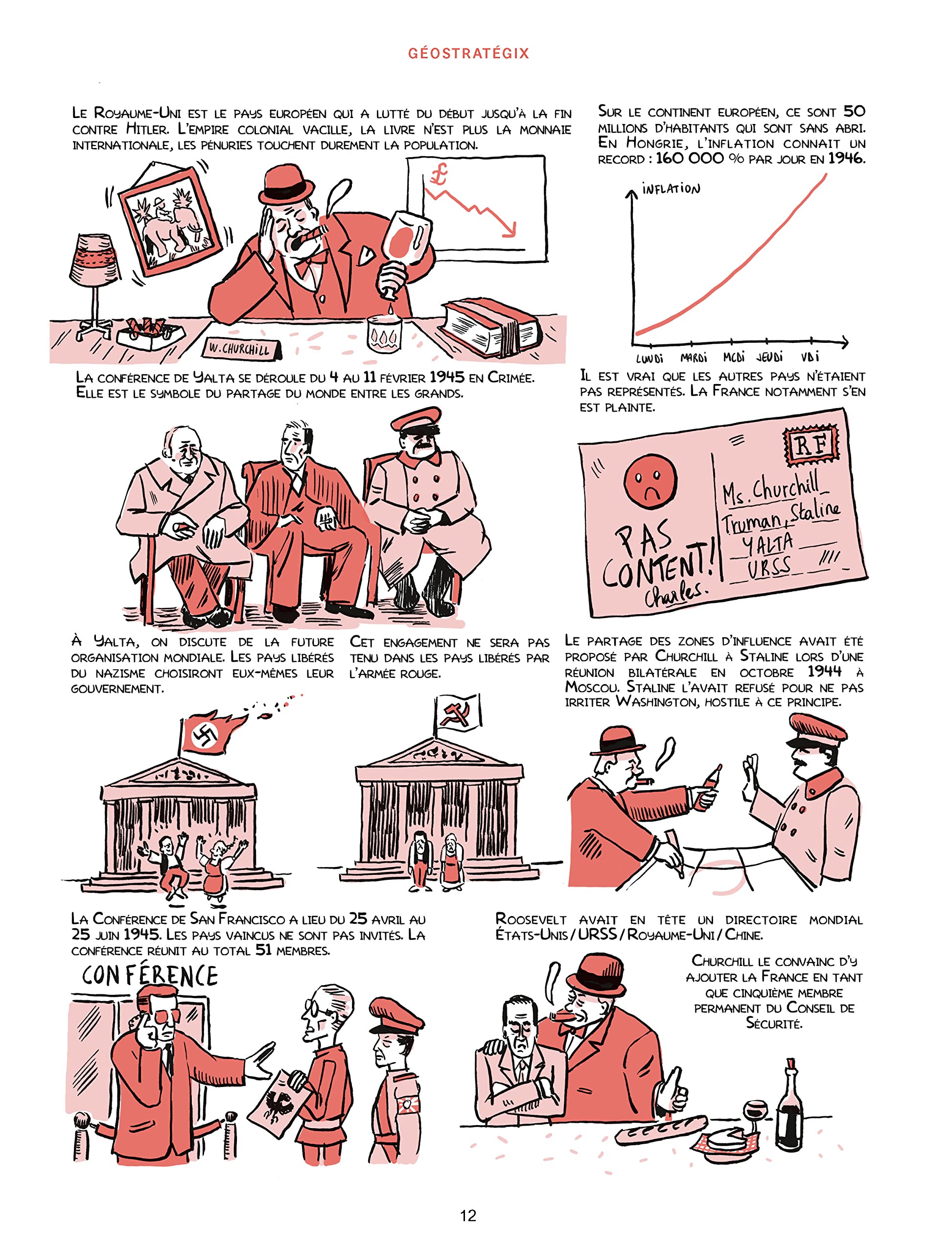 Géostratégix: La géopolitique mondiale de 1945 à nos jours en BD