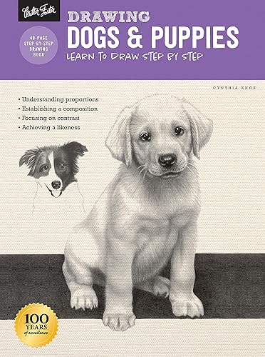 Drawing: Dogs &amp; Puppies: Learn to draw step by step: 1 (How to Draw &amp; Paint)