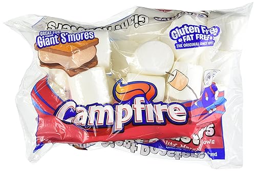 Campfire, Malvaviscos extra grandes de 2 pulgadas, bolsa de 28 onzas, paquete de 2