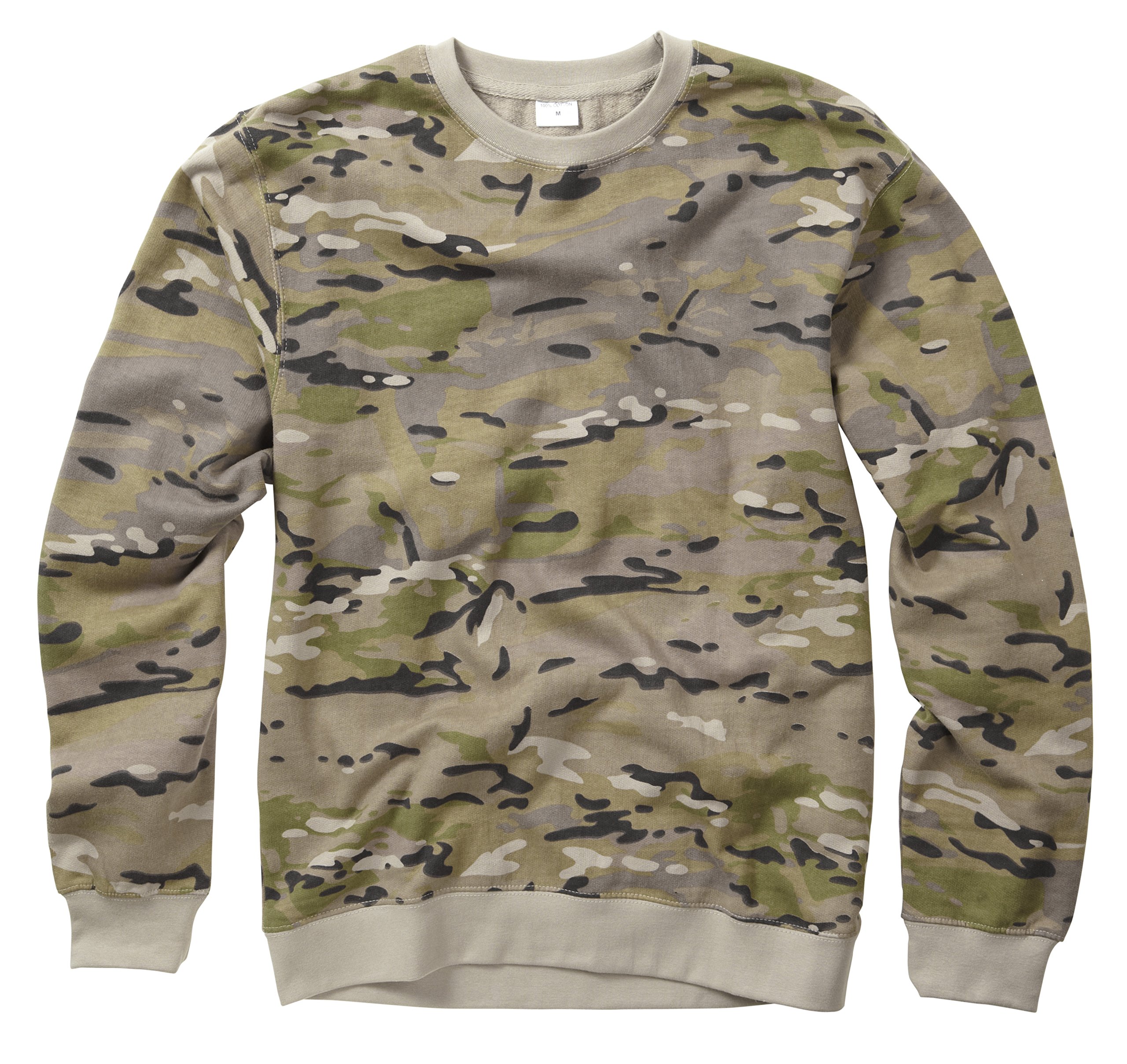 Army And Outdoors Mtp Camouflage Multi Terrain Pattern Sweater (M)