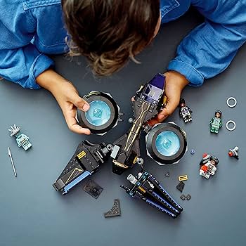 Amazon.com: LEGO Marvel Shuri's Sunbird, Black Panther Aircraft