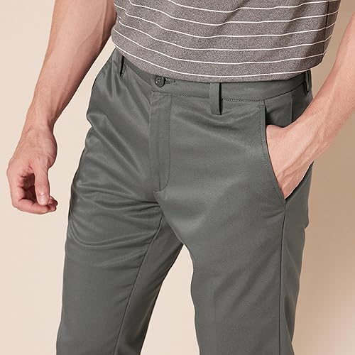 Miniatura 4 de Tienda Essentials Pantalón de golf elástico de corte ajustado para hombre