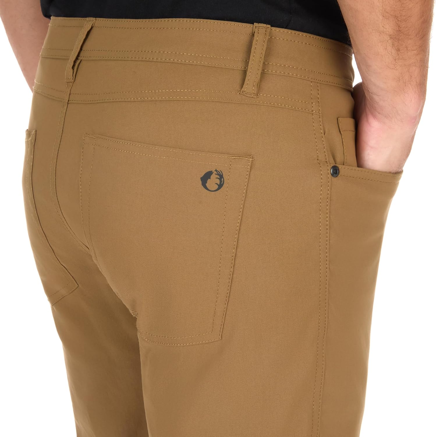 The American Outdoorsman Men's 5-Pocket Stretch Nylon Pants - Multiple Pockets for Storage - Travel Pants - Image 3