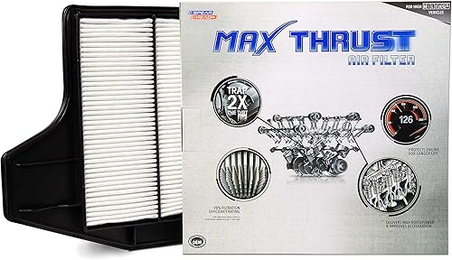 Miniatura 143 de Spearhead MAX THRUST - Filtro de aire para motor, para vehículos de bajo y alto kilometraje, aumenta la potencia y mejora la aceleración