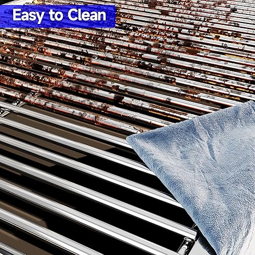 Miniatura 4 de Rejillas de cocina de repuesto para parrilla de 1717.519.5 pulgadas para Weber Spirit 300, 310, 320 Series, Spirit 700, Genesis SilverGoldPatinum