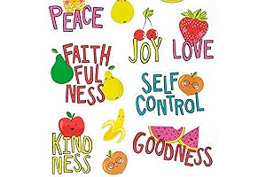 Fruit of the Spirit Stickers: Enchanting and Educational Adhesive Delights