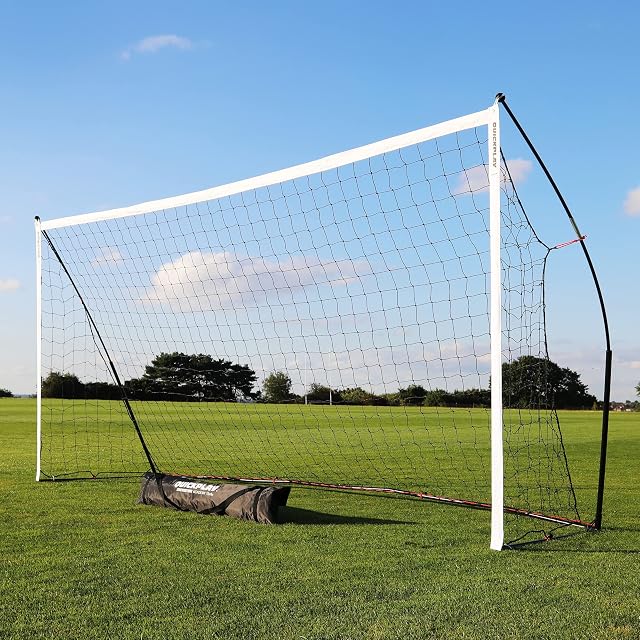 QUICKPLAY Kickster Football Goal Ultra Portable Football Equipment includes Football Net and Carry Bag [Single Goal]