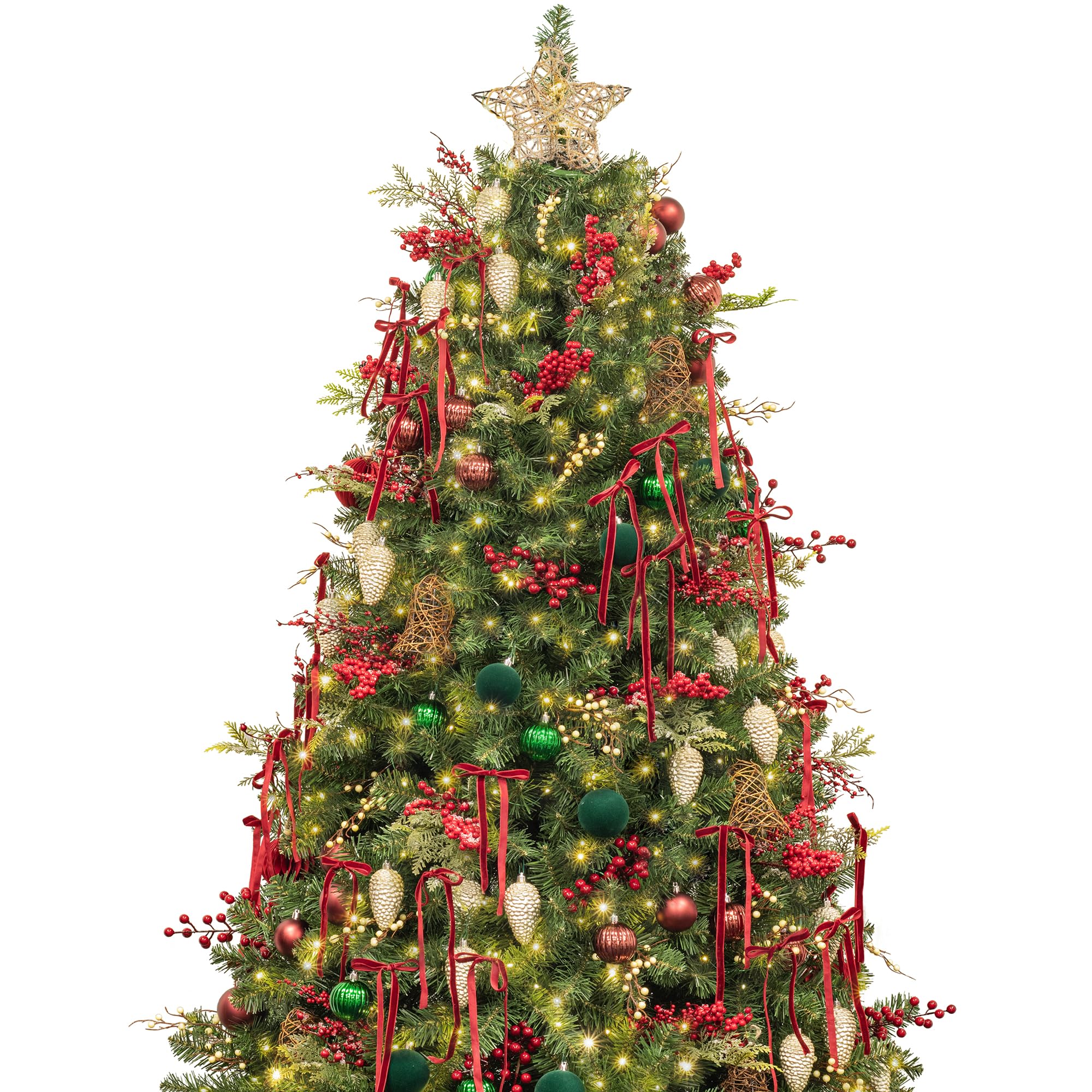 Amazon.com: KI Store 7ft Christmas Tree with Decorations and