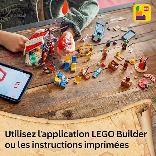 LEGO ONE PIECE Buggy the Clown's Circus Tent - Interactive Toy with 4 Minifigures incl. Luffy, Nami & Zoro, plus 2 Wanted Posters - Anime Gift for 8+ Year Old Boys, Girls & Fans - 75637 - 6