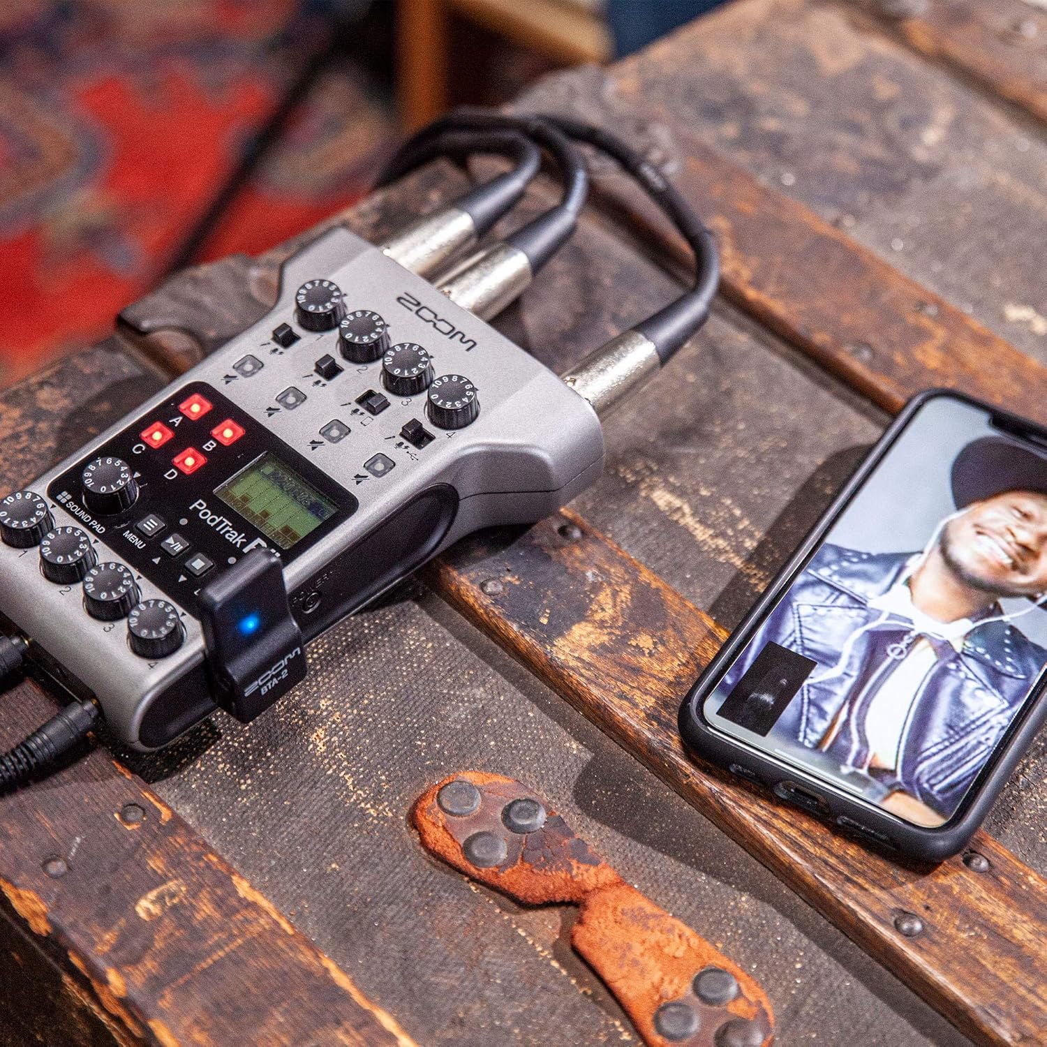 Zoom ZDM-1 Podcast Mic Pack + BTA-2 Bluetooth Adapter