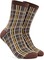 Forony Men's Combed Cotton Dress Socks - Anti-Odor Silver Tech, Quick Dry, Moisture Wicking Crew Socks Size 8-13