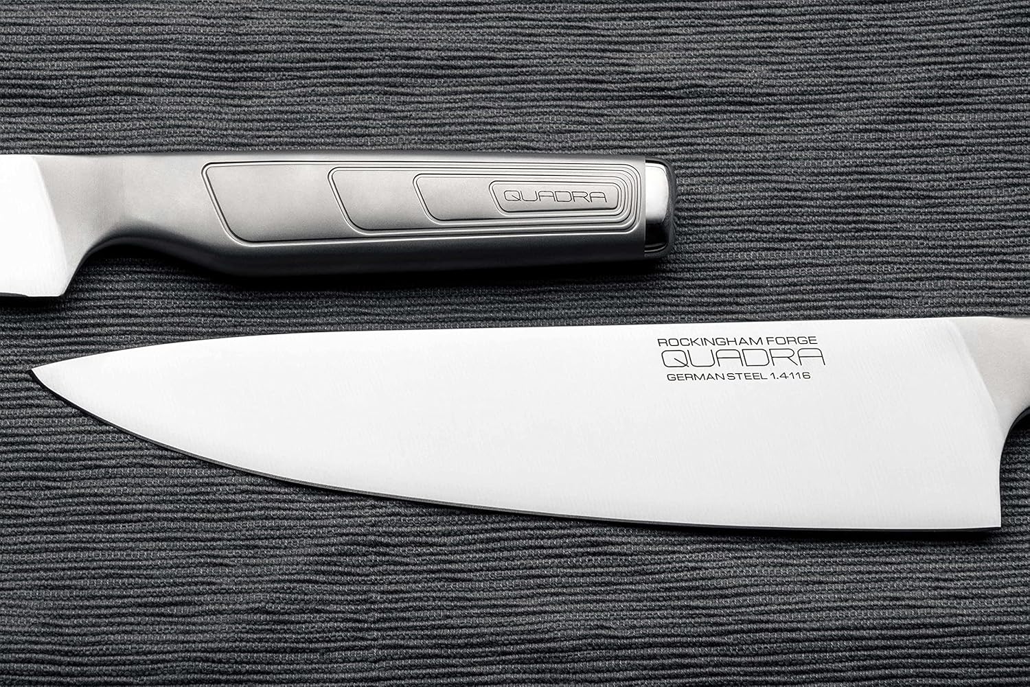 Rockingham Forge Quadra Range Utility Knife, 5" (13cm) All-Purpose Kitchen Knife for Fruit, Vegetables and Small Foods