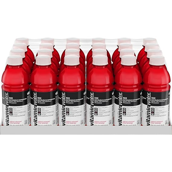 vitaminwater , electrolyte enhanced water w/ vitamins, acai-blueberry-pomegranate drinks, 20 fl oz, 24 Pack
