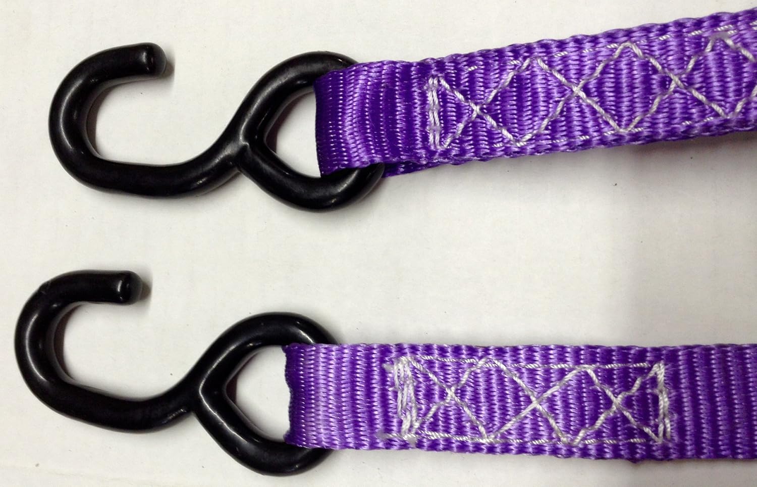 4pc 1"x10' Heavy Duty Ratcheting Tie Down Set - Purple - - 