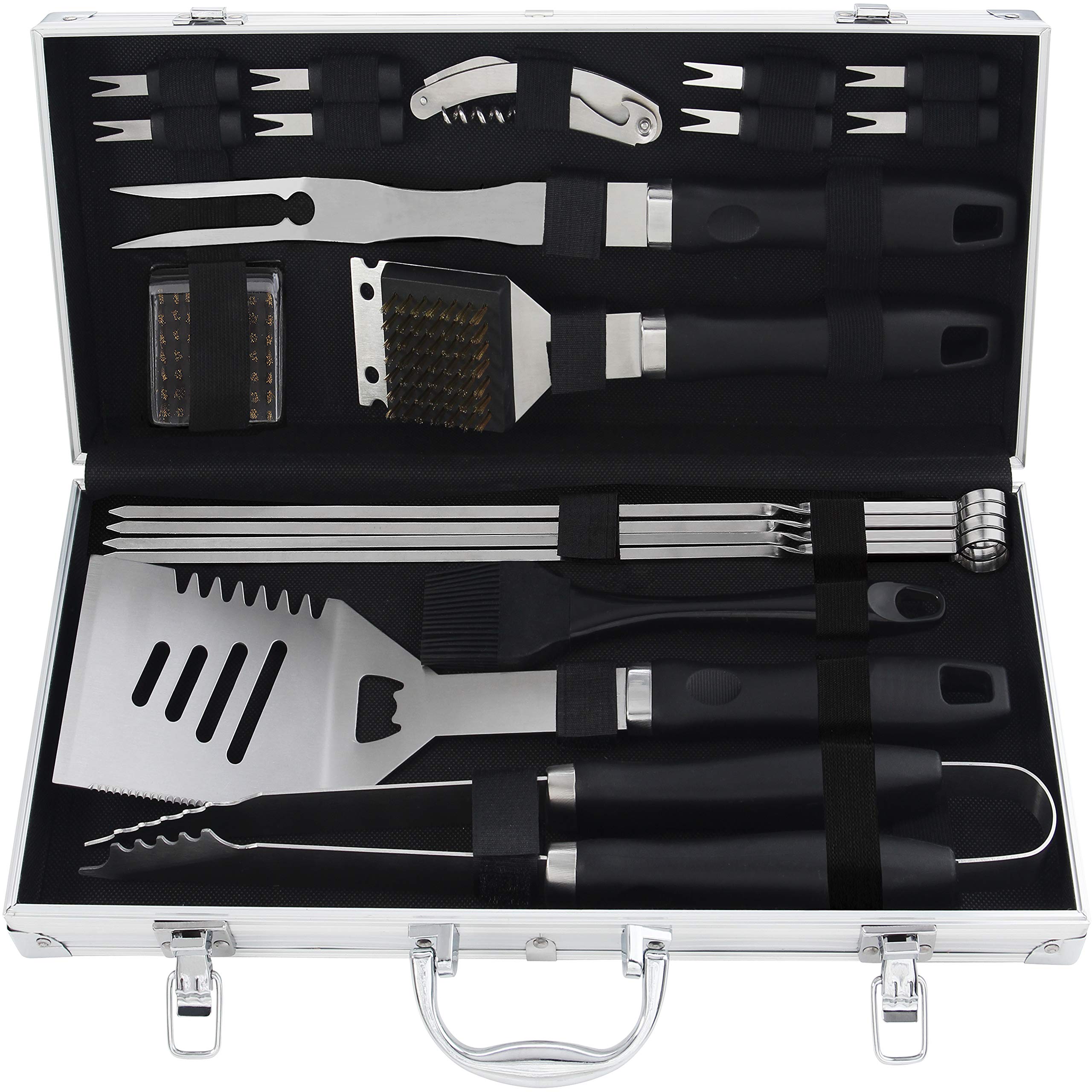 grilljoyHeavy Duty BBQ Grill Tools Set