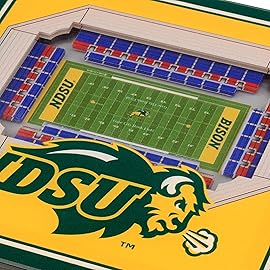 YouTheFan NCAA North Dakota State Bison 3D StadiumView Coasters - Fargodome
